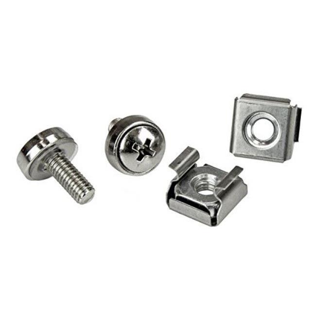 M6 Rack Screws and Cage Nuts - 20 Pack M6 Rack Screws and Cage Nuts - 20 Pack